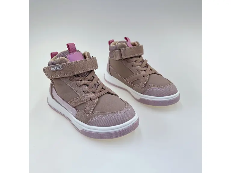 Detské pohodlné  ružové celé topánky Nika Pink
