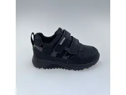 Detské pohodlné protex čierne celé topánky Agi black