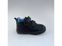 Detské pohodlné  čierne celé topánky Badis black