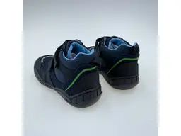 Detské pohodlné Protex modré celé topánky Keiko denim