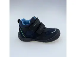 Detské pohodlné Protex modré celé topánky Keiko denim