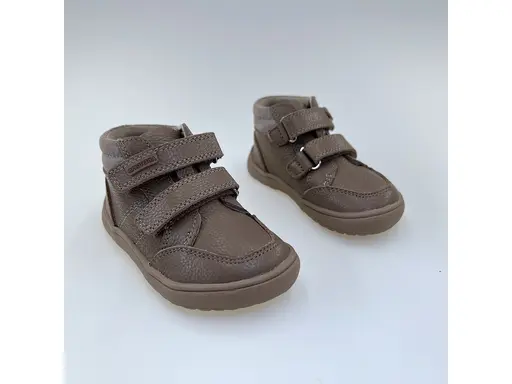 Detské pohodlné barefoot hnedé celé topánky Fila old pink