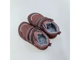 Detské pohodlné barefoot protex ružové celé topánky Banet terakota