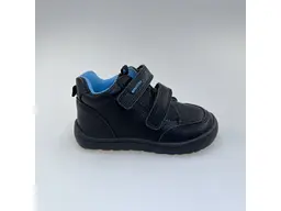 Detské pohodlné barefoot čierne celé topánky Deril black