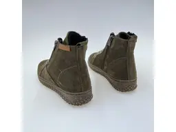 Dámske pohodlné  khaki členkové topánky Q172542-51