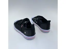 Pohodlné textilné  čierne tramky LH119-60