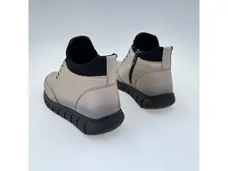 Dámske béžové kožené kvalitné členkové topánky 57c2155-15