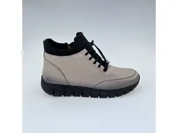 Dámske béžové kožené kvalitné členkové topánky 57c2155-15