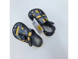 Detské sivé kožené barefoot pohodlné papuče Zuzia Z15