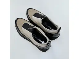 Dámske pohodlné béžové kvalitné poltopánky D2V01-60