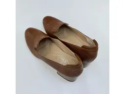 Dámske koňakové mäkučké kožené lodičky K3681/4060-38