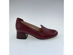 Dámske bordové mäkučké kožené lodičky K3681/4060-36