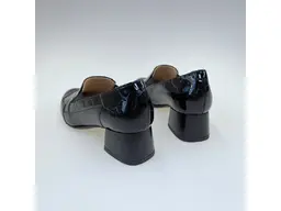 Dámske čierne mäkučké kožené poltopánky K3653/4060-60K