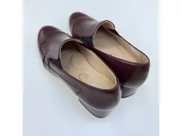 Dámske bordové mäkučké kožené poltopánky K3653/4060-36