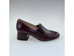 Dámske bordové mäkučké kožené poltopánky K3653/4060-36
