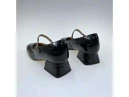 Dámske čierne mäkučké kožené lodičky K3651/3512KOB-60K