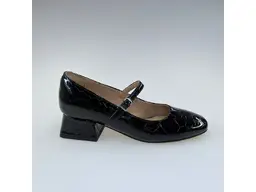 Dámske čierne mäkučké kožené lodičky K3651/3512KOB-60K