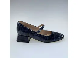 Dámske tmavo-modré mäkučké kožené lodičky K3651/3512KOB-90