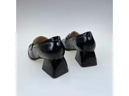 Dámske čierne mäkučké kožené mokasíny K3668/1140OB-60