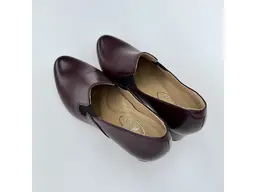 Dámske bordové mäkučké kožené poltopánky K3650/5032-36