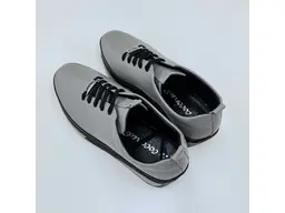 Dámske béžové kožené pohodlné poltopánky shi051.107-16