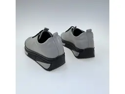 Dámske béžové kožené pohodlné poltopánky shi051.107-16