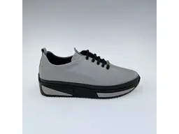 Dámske béžové kožené pohodlné poltopánky shi051.107-16