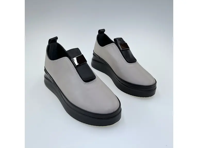 Dámske béžové kožené pohodlné mokasíny shi216.934418-16