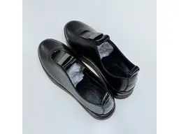 Dámske čierne kožené pohodlné mokasíny shi216.934418-60