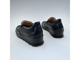 Dámske čierne kožené pohodlné mokasíny K3190-60