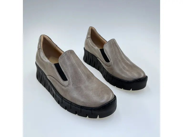 Dámske béžové mäkučké kožené mokasíny K3125/Lily-16