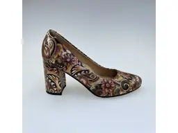 Dámske hnedé mäkučké kožené lodičky K2500/573AOB-40