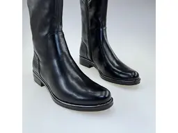 Dámske čierne mäkučké kožené XS čižmy 9-25525-45