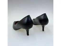 Dámske čierne mäkučké kožené spoločenské lodičky A3937-60