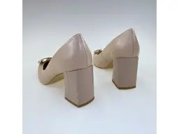 Dámske béžové mäkučké kožené spoločenské lodičky A7030-16