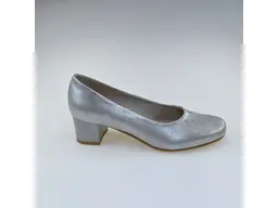 Dámske strieborné mäkučké lodičky M910-Agdubai