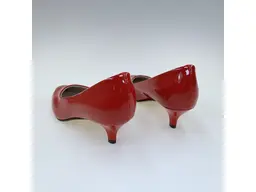 Dámske červené mäkučké lodičky M939-30LAK