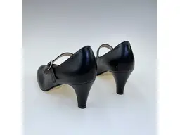 Dámske čierne mäkučké lodičky M907-60