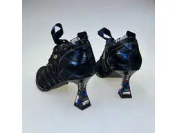 Dámske modré pohodlné kvalitné členkové topánky Oliveo05