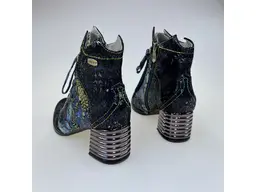 Dámske modré pohodlné kvalitné členkové topánky Igcinoo04