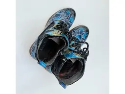 Dámske tyrkysové pohodlné kvalitné členkové topánky Anitao05