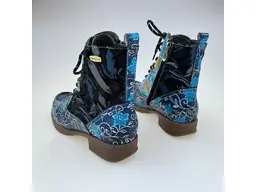 Dámske tyrkysové pohodlné kvalitné členkové topánky Anitao05