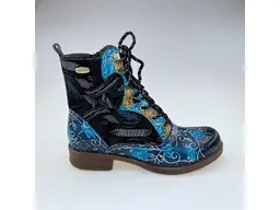 Dámske tyrkysové pohodlné kvalitné členkové topánky Anitao05