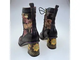 Dámske hnedé pohodlné kvalitné členkové topánky Evcao81