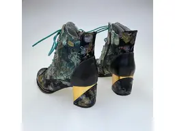 Dámske khaki pohodlné kvalitné členkové topánky Emmyo04