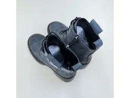 Dámske modré teplé členkové topánky 57C0212-90