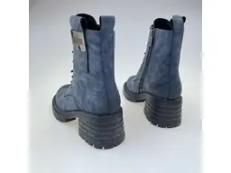 Dámske modré teplé členkové topánky 57C0212-90