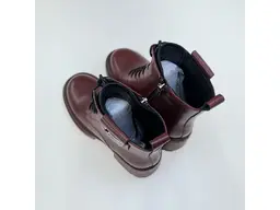 Dámske bordové teplé členkové topánky 57C0211-36