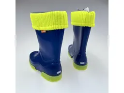 Detské zafírové pohodlné gumáky 0035A