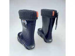Detské tmavo-modré pohodlné gumáky 0403D